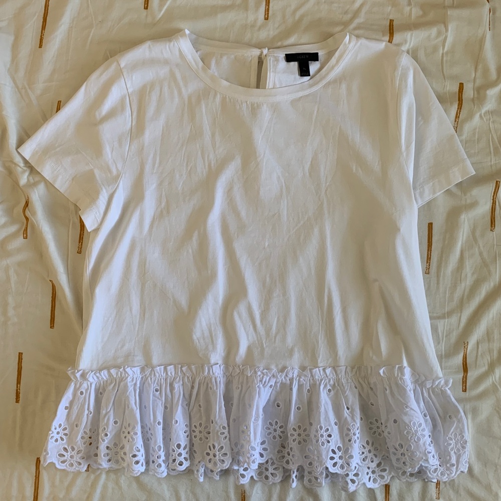 J Crew White Top